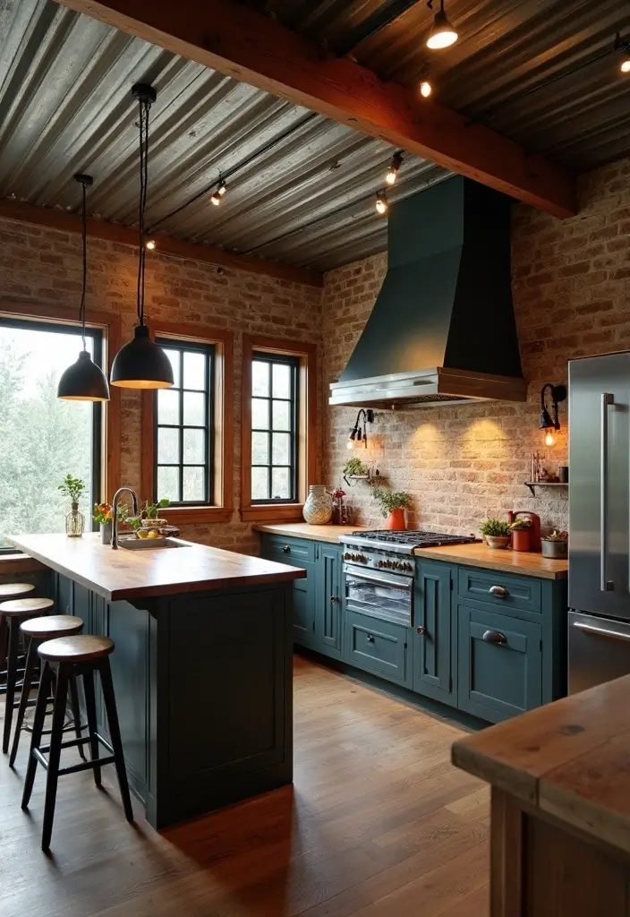 25 Corrugated Metal Decor Ideas With Industrial Aesthetic - 10. Corrugated Metal Ceiling Tiles