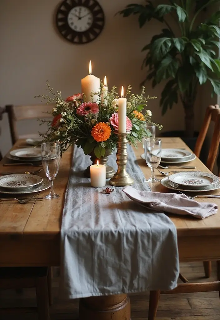 25 Corrugated Metal Decor Ideas With Industrial Aesthetic - 15. Corrugated Metal Table Runner