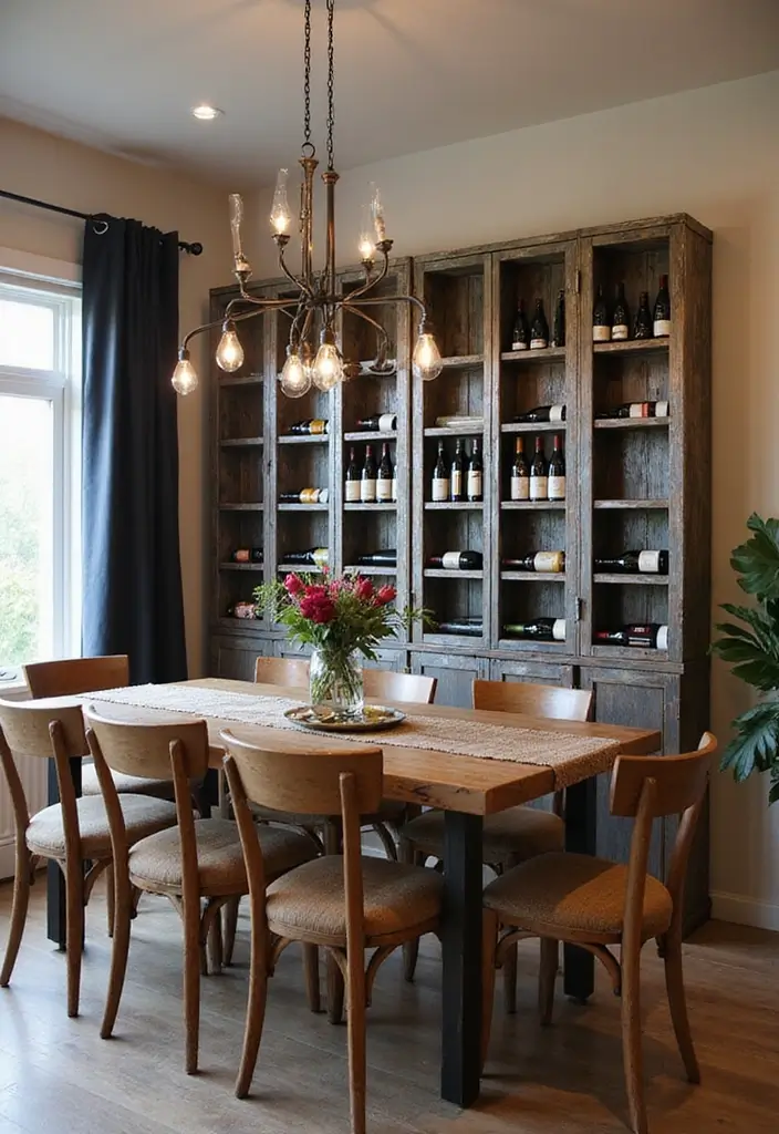 25 Corrugated Metal Decor Ideas With Industrial Aesthetic - 24. Corrugated Metal Wine Rack