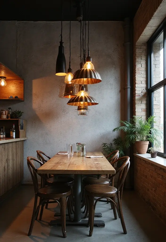 25 Corrugated Metal Decor Ideas With Industrial Aesthetic - 7. Corrugated Metal Lighting Fixtures
