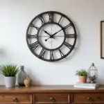 25 Home Decor Ideas With Metal Wall Clocks For Modern Charm