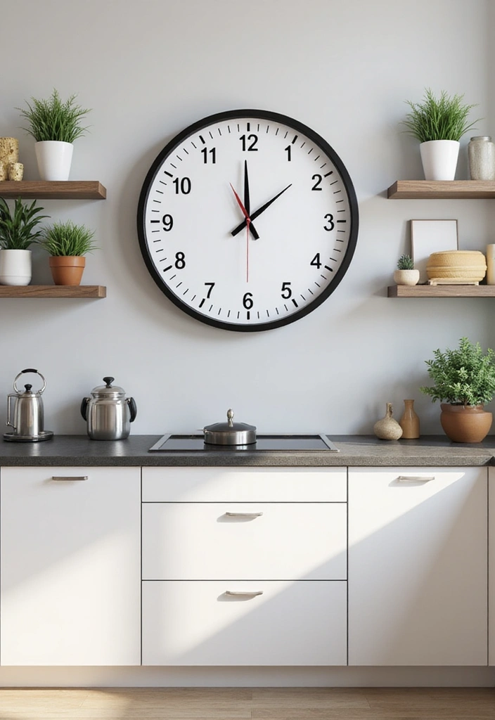 25 Home Decor Ideas With Metal Wall Clocks For Modern Charm 37 25 Home Decor Ideas With Metal Wall Clocks For Modern Charm - 21. Multifunctional Clocks