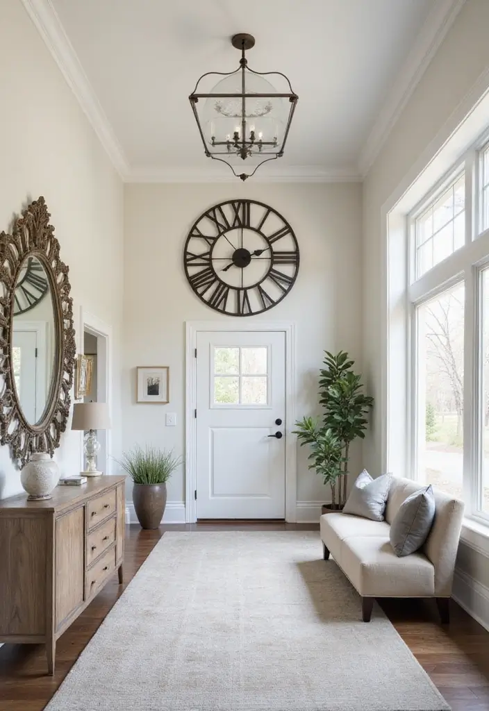 25 Home Decor Ideas With Metal Wall Clocks For Modern Charm 16 25 Home Decor Ideas With Metal Wall Clocks For Modern Charm - 8. Statement Clocks