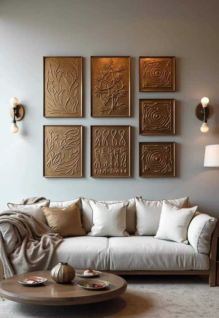 25 Home Decor Inspirations With Metal Sculptures For Art Lovers 23 25 Home Decor Inspirations With Metal Sculptures For Art Lovers - 15. Metal Art Panels