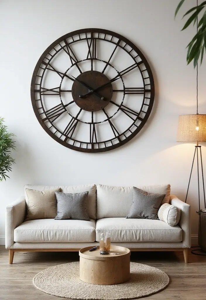 25 Home Decor Inspirations With Metal Sculptures For Art Lovers 35 25 Home Decor Inspirations With Metal Sculptures For Art Lovers - 19. Metal Wall Clocks
