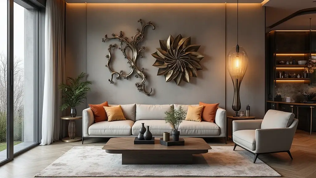 25 Home Decor Inspirations With Metal Sculptures For Art Lovers
