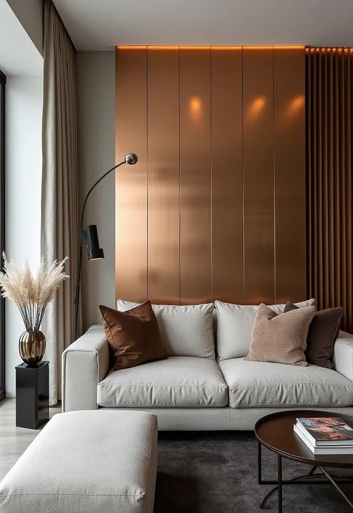25 Home Decor Metal Texture Ideas For Modern Homes 49 25 Home Decor Metal Texture Ideas For Modern Homes - 15. Metal Accent Walls