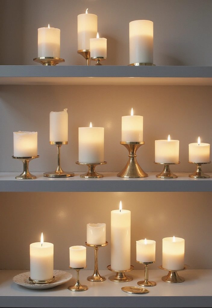 25 Metal Candle Holder Decor Ideas That Glow With Style - 20. Modular Candle Holders