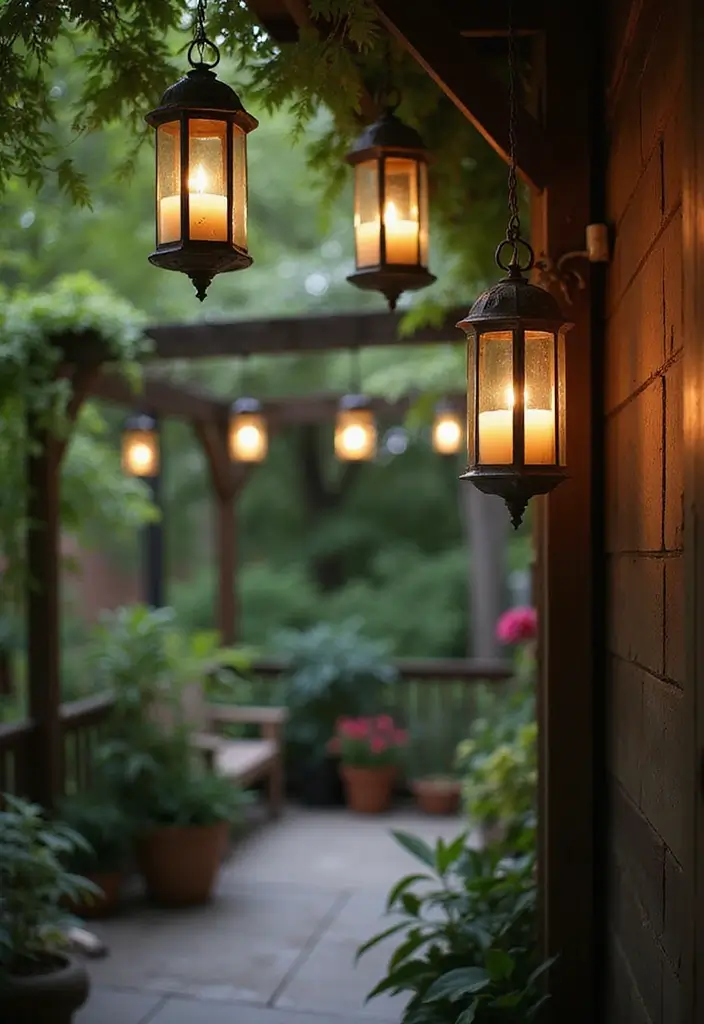 25 Metal Candle Holder Decor Ideas That Glow With Style - 6. Hanging Metal Candle Holders