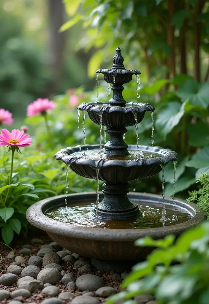 25 Rustic Metal Garden Decor Ideas With Character 38 25 Rustic Metal Garden Decor Ideas With Character - 10. Metal Fountain Features