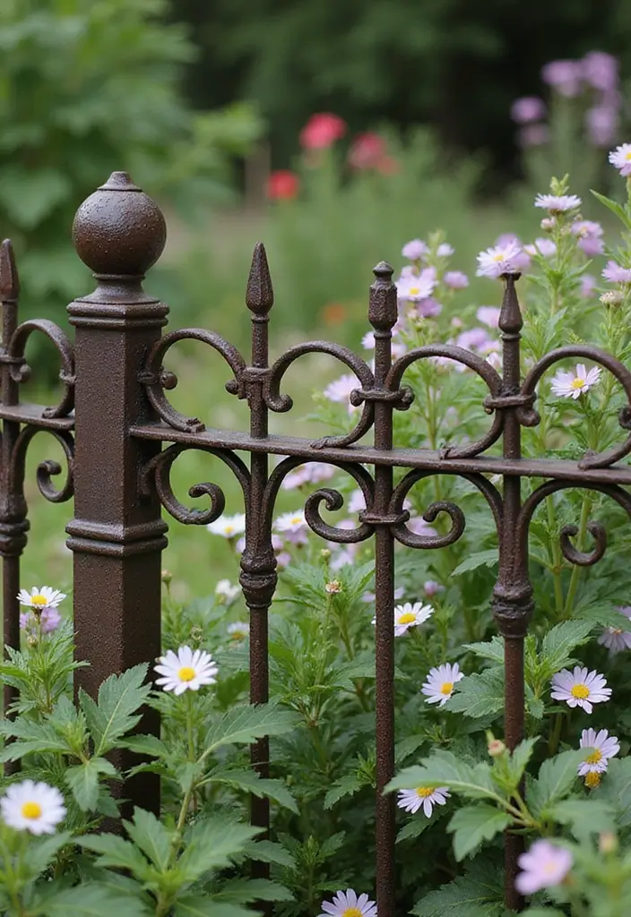25 Rustic Metal Garden Decor Ideas With Character 60 25 Rustic Metal Garden Decor Ideas With Character - 22. Rustic Metal Fencing
