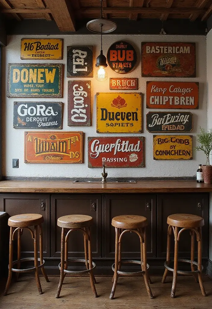 25 Vintage Metal Wall Decor Inspirations For Classic Homes 52 25 Vintage Metal Wall Decor Inspirations For Classic Homes 20. Vintage Metal Advertising Signs 20251013 164203
