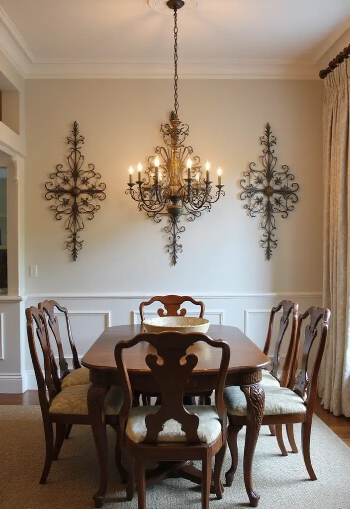 25 Vintage Metal Wall Decor Inspirations For Classic Homes 64 25 Vintage Metal Wall Decor Inspirations For Classic Homes 24. Vintage Metal Chandelier Wall Accents 20251013 164219