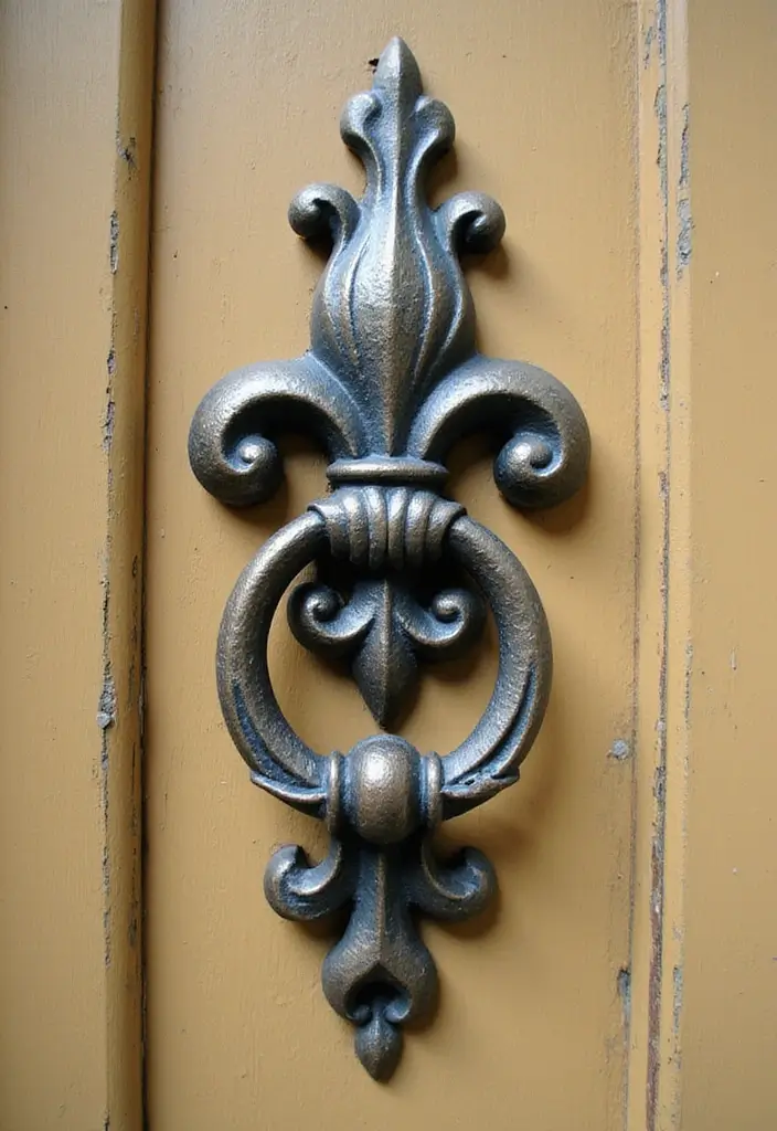 26 Fleur De Lis Metal Decor Ideas That Add French Elegance 17 26 Fleur De Lis Metal Decor Ideas That Add French Elegance - 5. Fleur De Lis Door Knockers