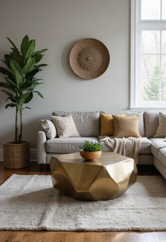 26 Home Decor With Metal Tables That Elevate Any Room - 11. Geometric Metal Tables