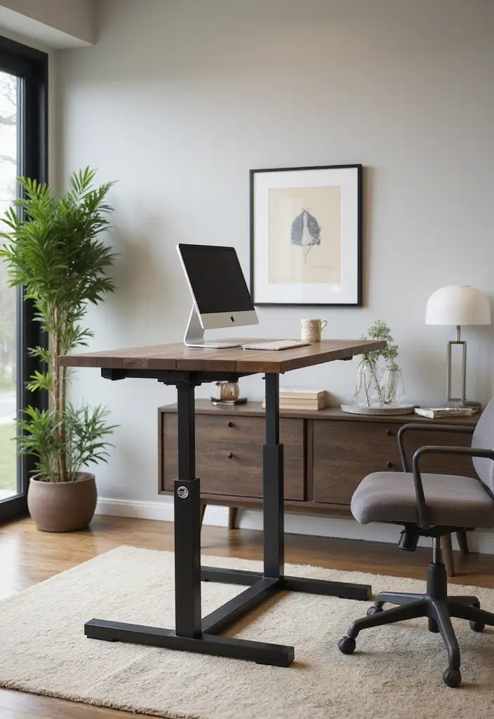 26 Home Decor With Metal Tables That Elevate Any Room - 14. Adjustable Height Tables