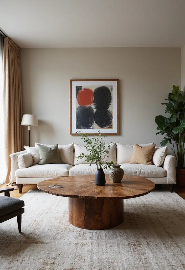 26 Home Decor With Metal Tables That Elevate Any Room - 18. Artistic Statement Tables