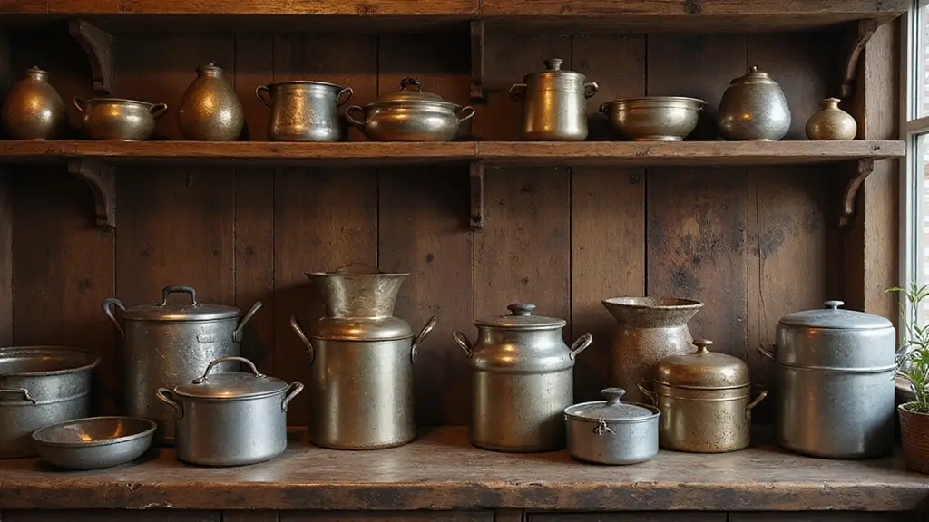26 Kitchen Decor Ideas With Metal Pots That Feel Rustic