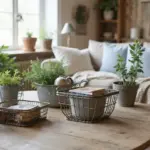 26 Metal Basket Decor Ideas That Combine Form And Function