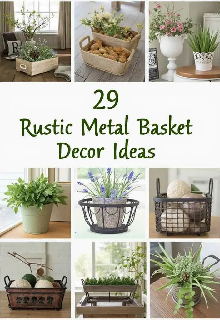 26 Metal Basket Decor Ideas That Combine Form And Function 89 26 Metal Basket Decor Ideas That Combine Form And Function - Conclusion
