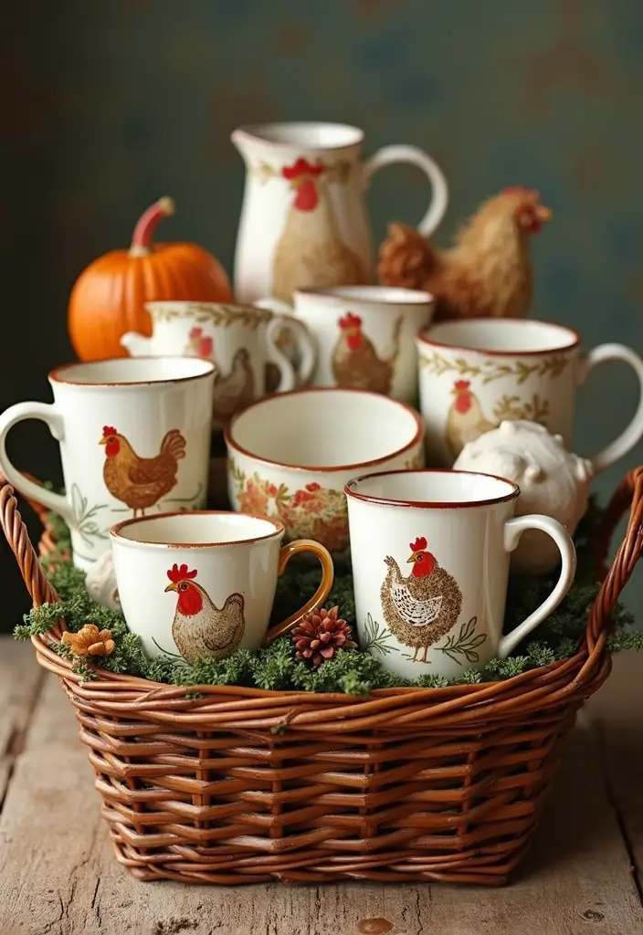 26 Metal Chicken Coop Decor Ideas For Farmhouse Lovers - 26. Chicken-Themed Gift Items