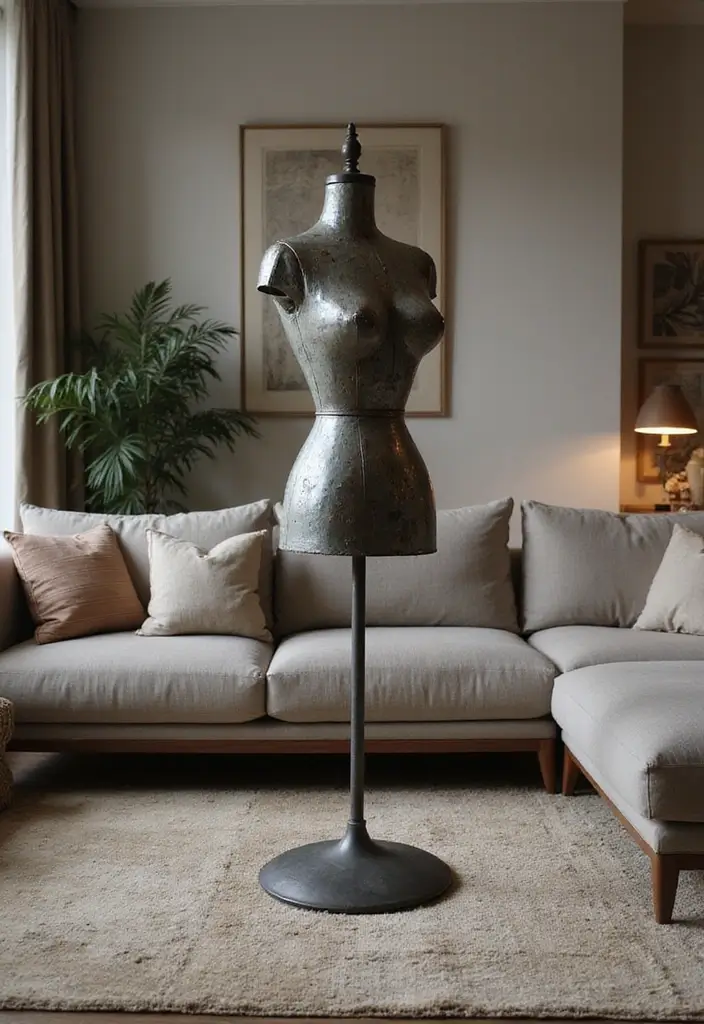 26 Metal Dress Form Decor Ideas For Artistic Homes 42 26 Metal Dress Form Decor Ideas For Artistic Homes 16. Dramatic Living Room Sculpture 20251013 164420