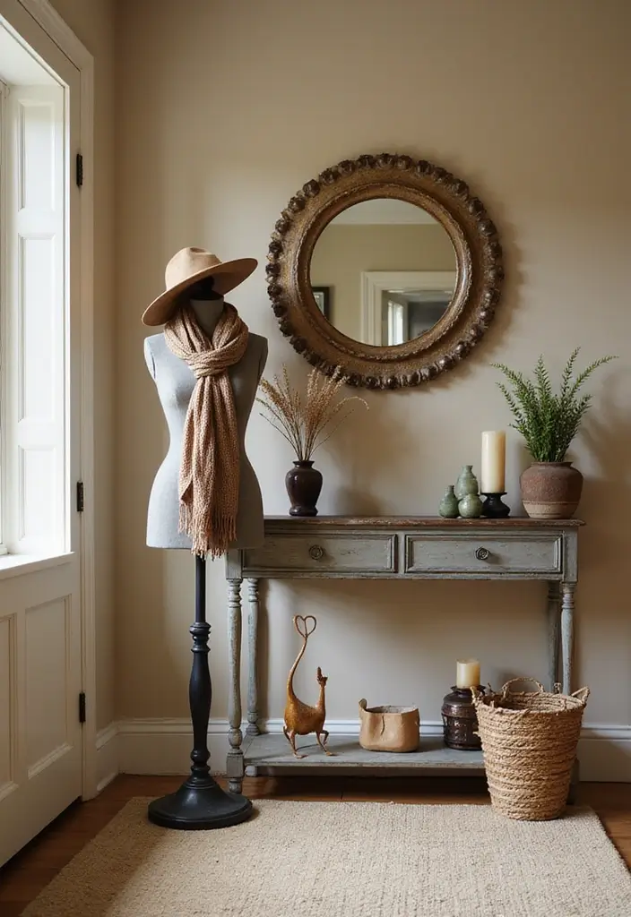 26 Metal Dress Form Decor Ideas For Artistic Homes 5 26 Metal Dress Form Decor Ideas For Artistic Homes 5. Entryway Statement Piece 20251013 164344