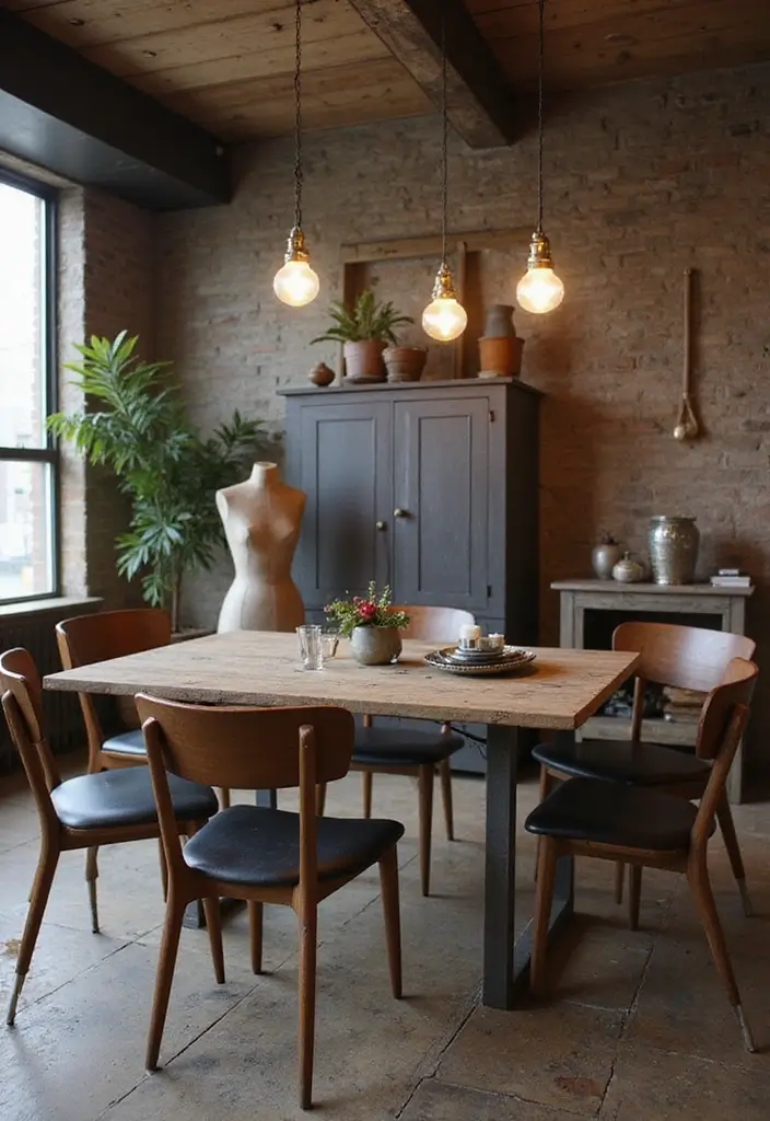 26 Metal Dress Form Decor Ideas For Artistic Homes 13 26 Metal Dress Form Decor Ideas For Artistic Homes 7. Industrial Dining Room Accent 20251013 164350