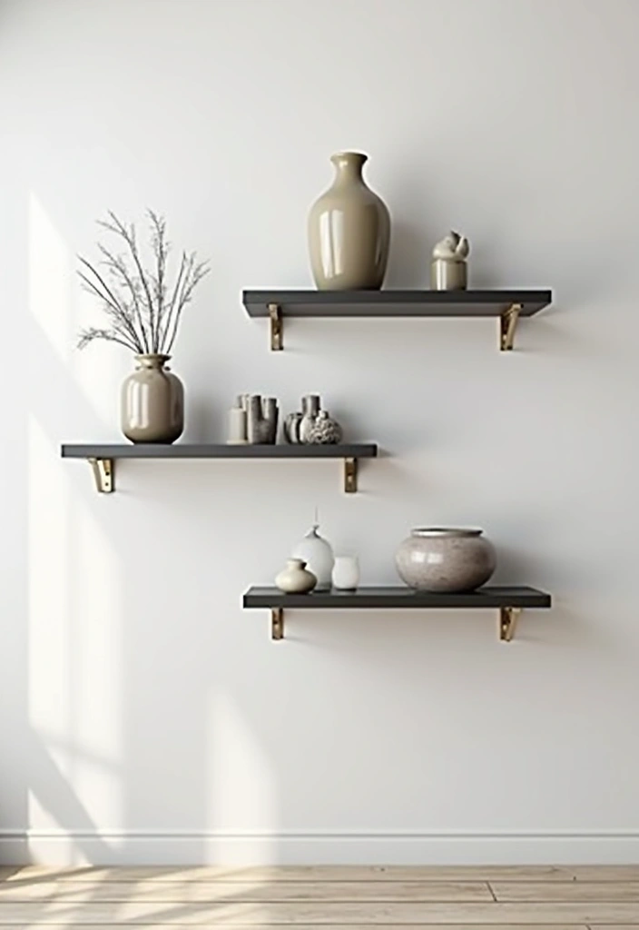26 Metal Wall Shelf Decor Ideas For Minimalist Homes - 13. Wall-mounted Metal Shelves