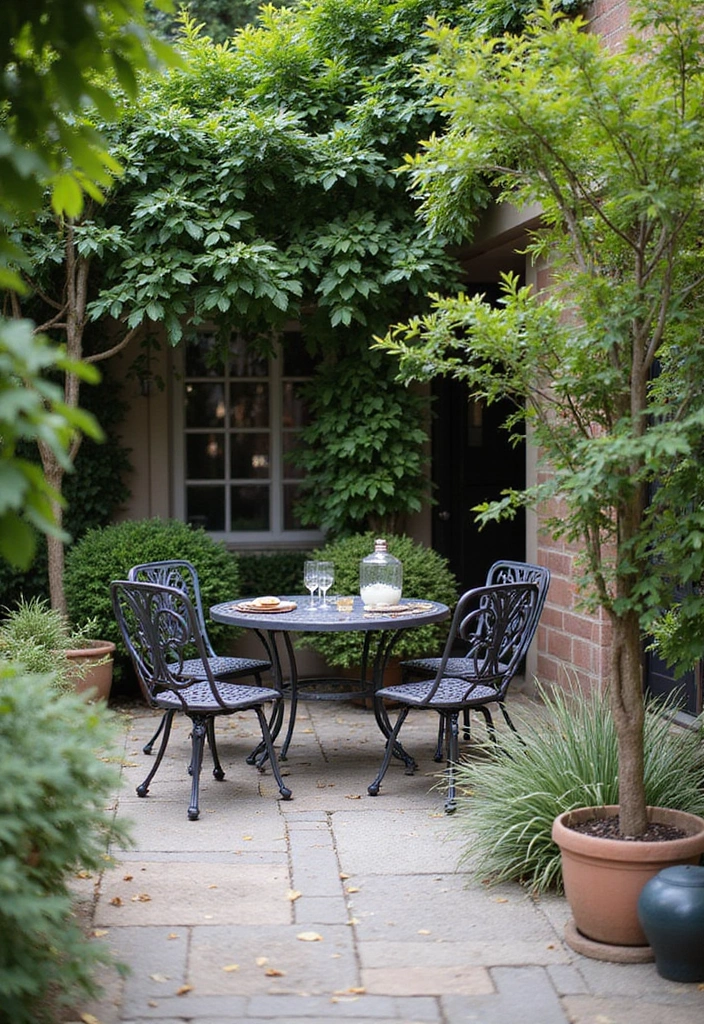 26 Rustic Metal Home Decor Inspirations For Warm Interiors - 26. Metal Outdoor Furniture