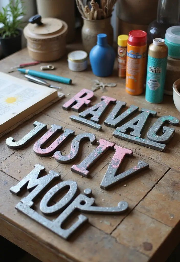 27 Creative Home Decor Ideas With Metal Letters 10. DIY Metal Letter Projects 20251013 163331