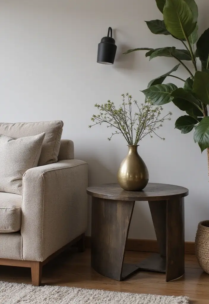 27 Industrial Wood And Metal Decor Ideas For Chic Spaces - 12. Metal Accent Furniture