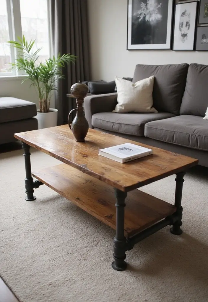 27 Industrial Wood And Metal Decor Ideas For Chic Spaces - 3. Industrial Pipe Furniture