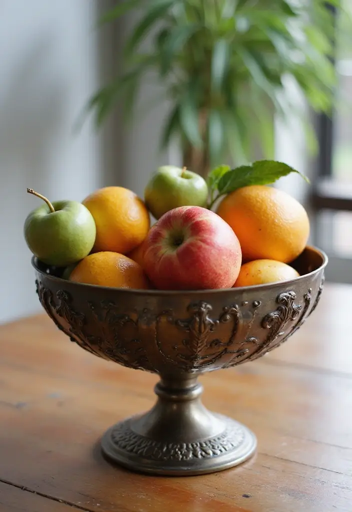 27 Metal Art Project Ideas For Unique Home Decor 21 27 Metal Art Project Ideas For Unique Home Decor - 19. Metal Fruit Bowl
