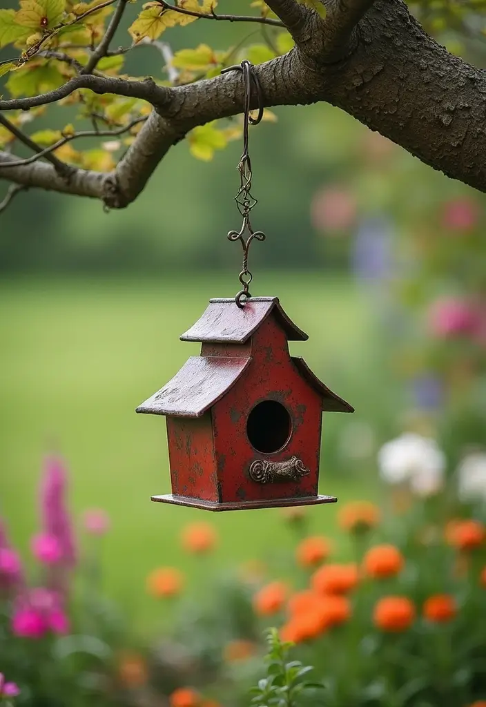 27 Metal Art Project Ideas For Unique Home Decor 29 27 Metal Art Project Ideas For Unique Home Decor - 25. Metal Birdhouses