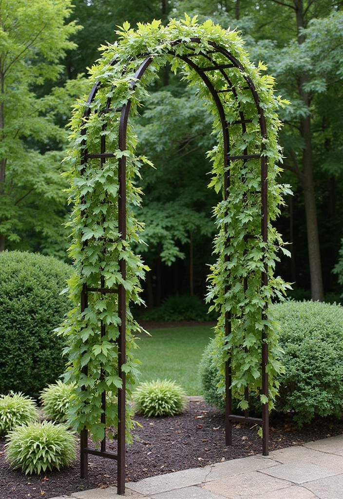 27 Metal Art Project Ideas For Unique Home Decor 32 27 Metal Art Project Ideas For Unique Home Decor - 26. Metal Garden Trellis