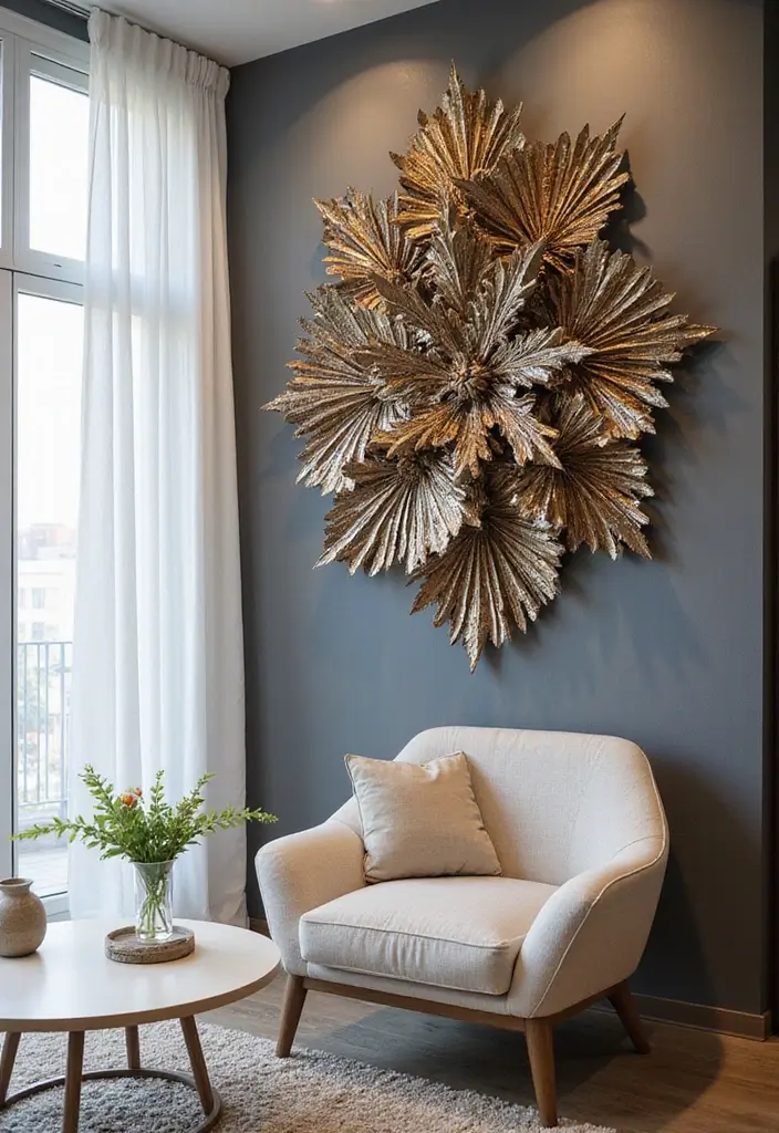27 Metal Art Project Ideas For Unique Home Decor 9 27 Metal Art Project Ideas For Unique Home Decor - 9. Metal Wall Sculptures