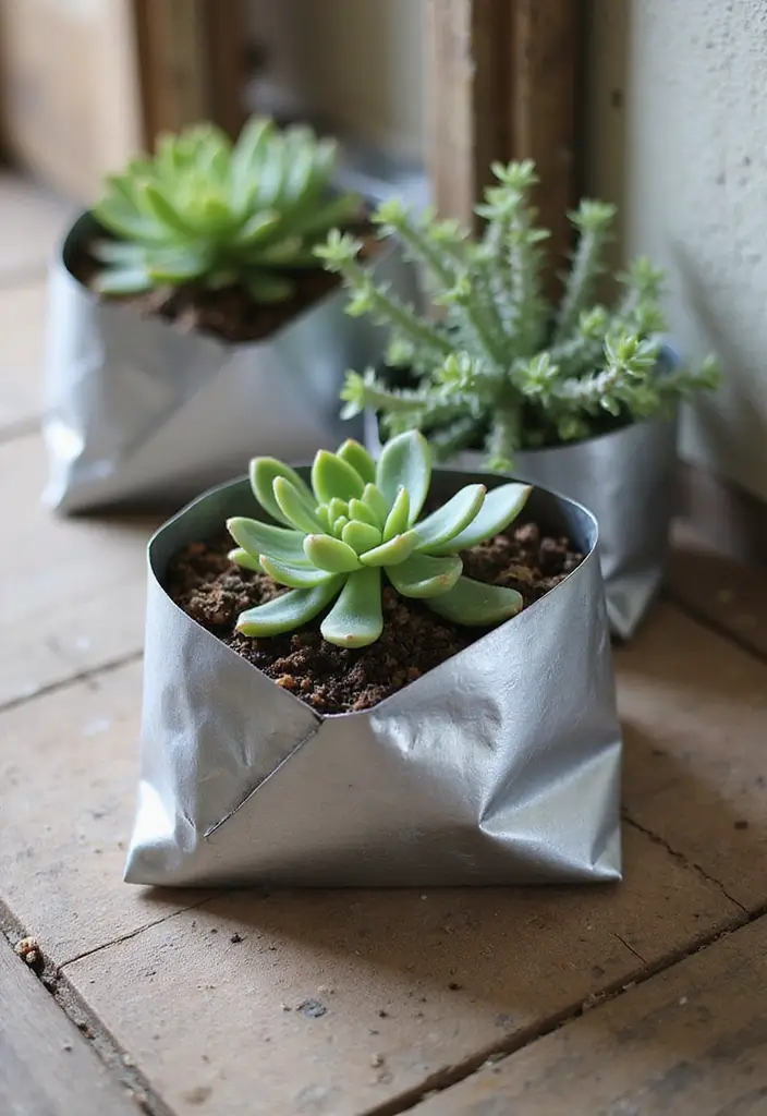 27 Metal Envelope Wall Decor Ideas For Entryways 51 27 Metal Envelope Wall Decor Ideas For Entryways - 19. Envelopes as Planters