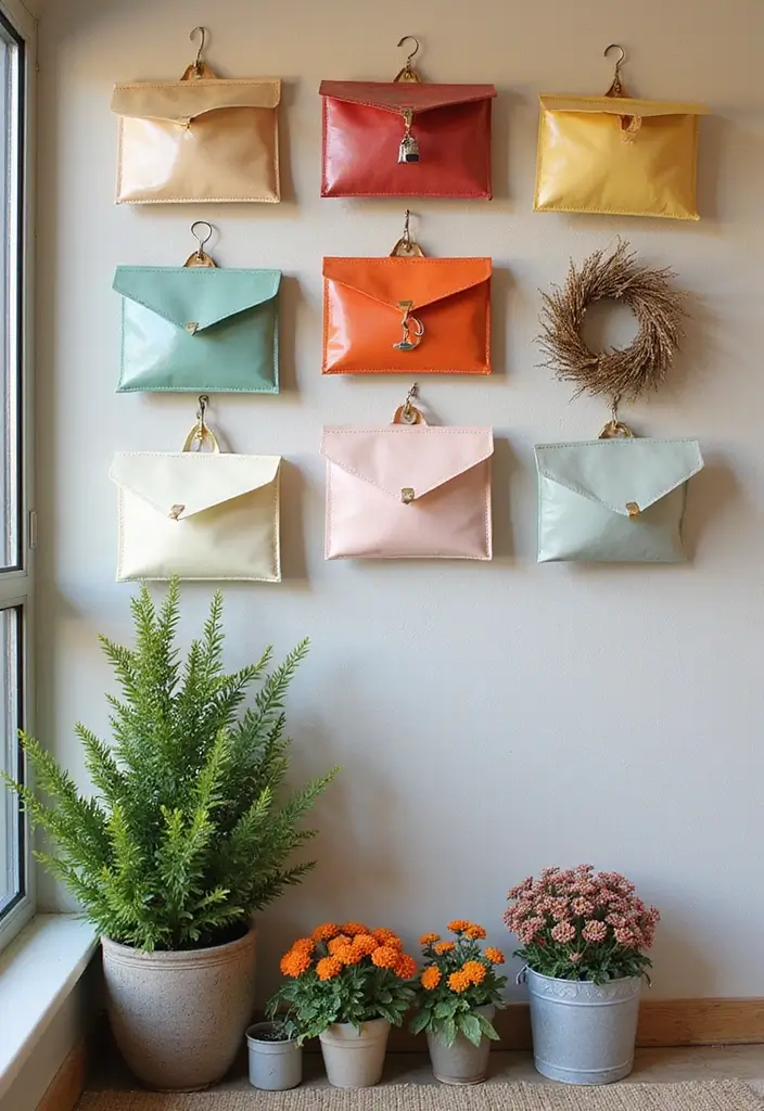 27 Metal Envelope Wall Decor Ideas For Entryways 2 27 Metal Envelope Wall Decor Ideas For Entryways - 2. Colorful Modern Metal Accents