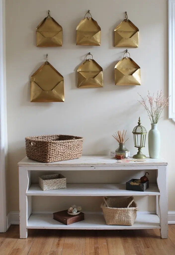 27 Metal Envelope Wall Decor Ideas For Entryways 68 27 Metal Envelope Wall Decor Ideas For Entryways - 24. Miniature Displays