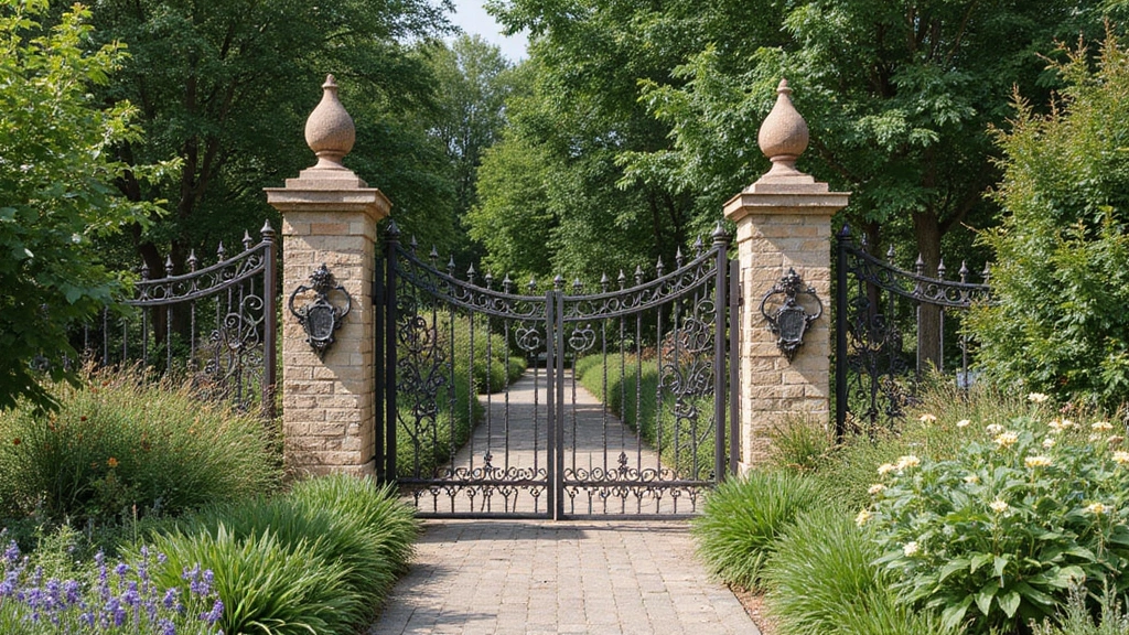 27 Metal Gate Decor Ideas For Outdoor Spaces