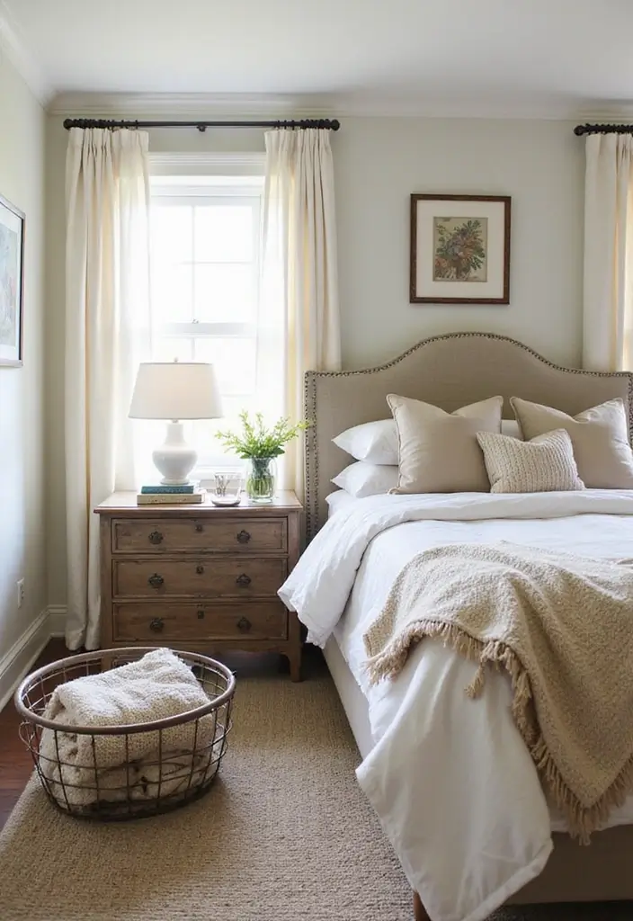 27 Modern Metal Basket Decor Ideas For Stylish Storage - 10. Stylish Bedroom Organization