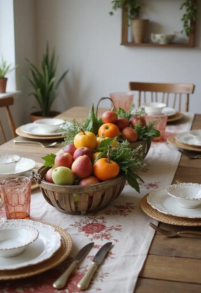 27 Modern Metal Basket Decor Ideas For Stylish Storage - 6. Elegant Dining Room Centerpiece