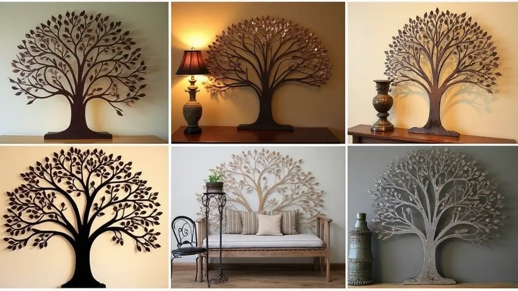 27 Rustic Metal Tree Decor Ideas That Inspire
