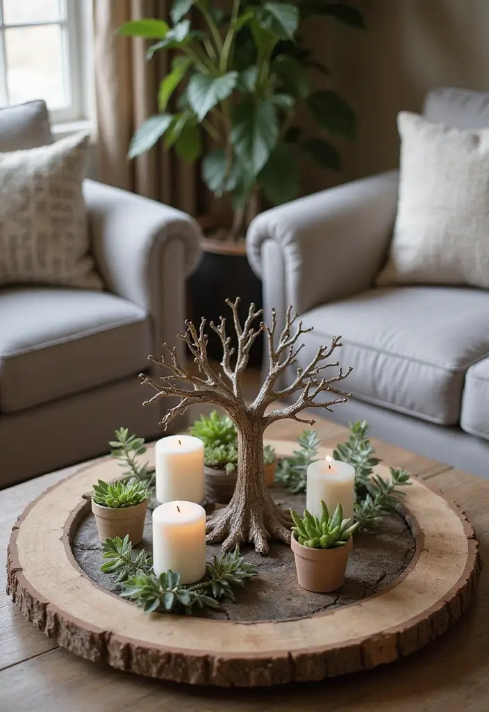 27 Rustic Metal Tree Decor Ideas That Inspire 9. Decorative Metal Tree Tray 20251013 163328