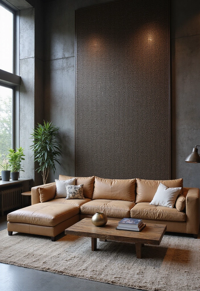 28 Home Decor Ideas With Metal Mesh For Industrial Style - 14. Metal Mesh Accent Walls