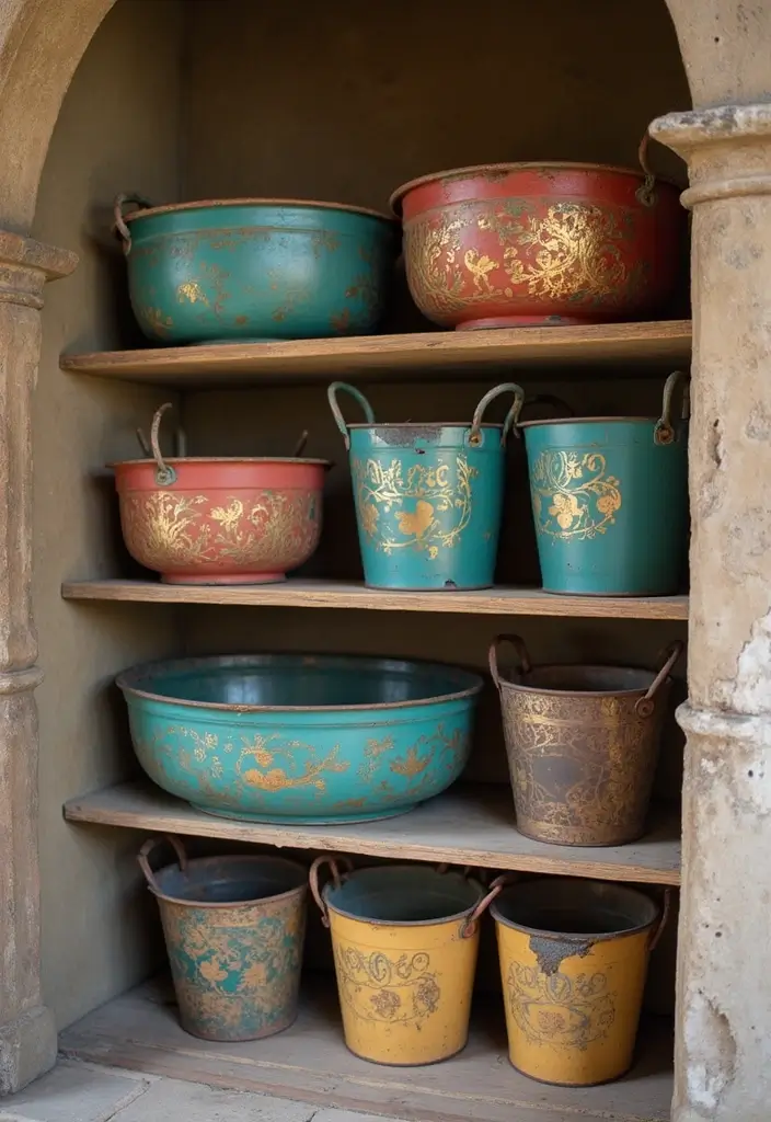 28 Metal Basket Decor Ideas In Farmhouse Style 26. Custom Dcor Elements