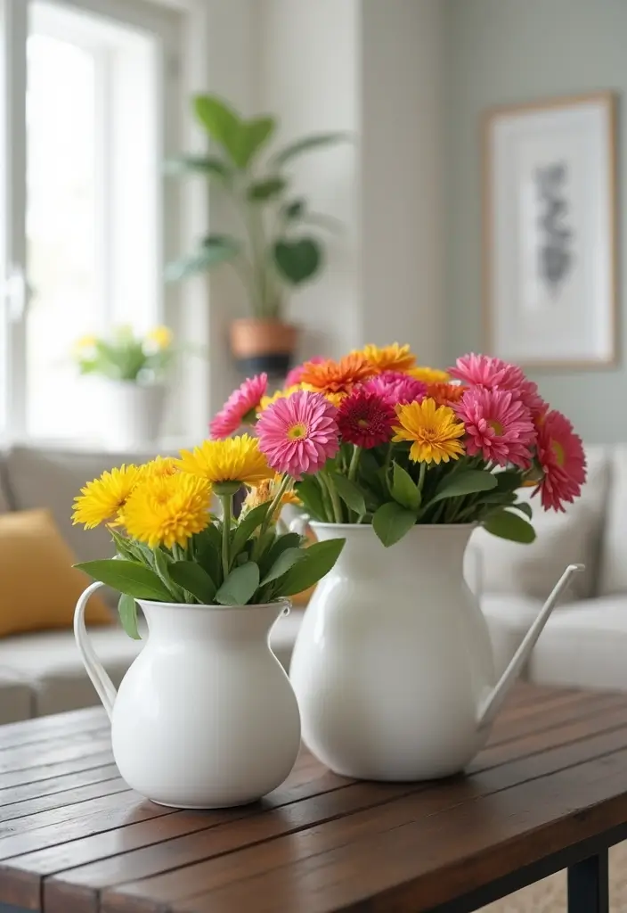 28 Modern Metal Vase Decor Ideas With A Sleek Look - 15. Simple White Metal Vases