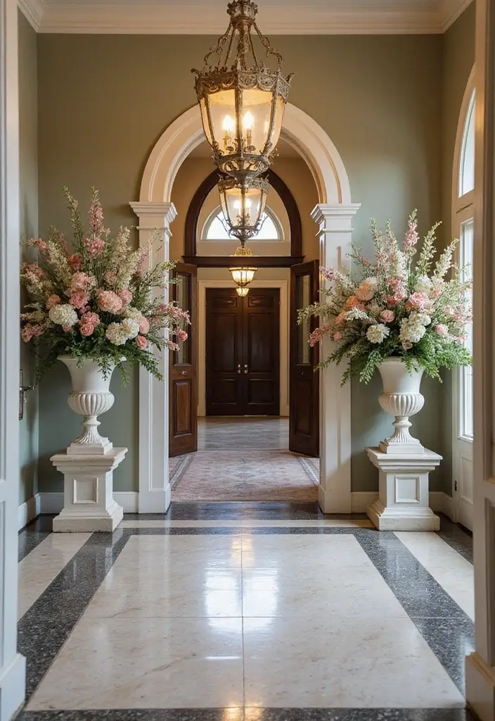 28 Modern Metal Vase Decor Ideas With A Sleek Look - 20. Decorative Classic Urn Vases