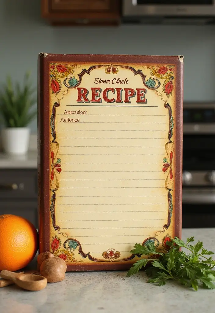 28 Vintage Metal Kitchen Decor Ideas With Old-School Charm - 2. Retro Recipe Box